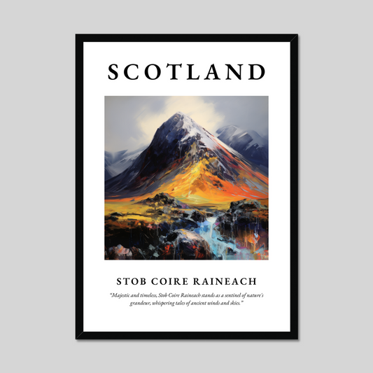 Poster of Stob Coire Raineach, Scotland.