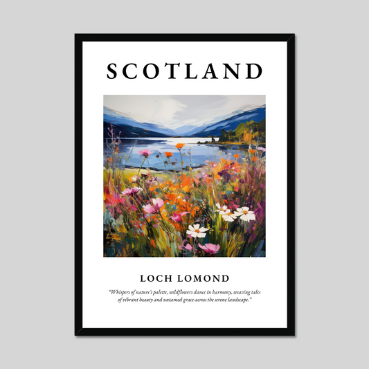 Poster of Loch Lomond, Scotland.