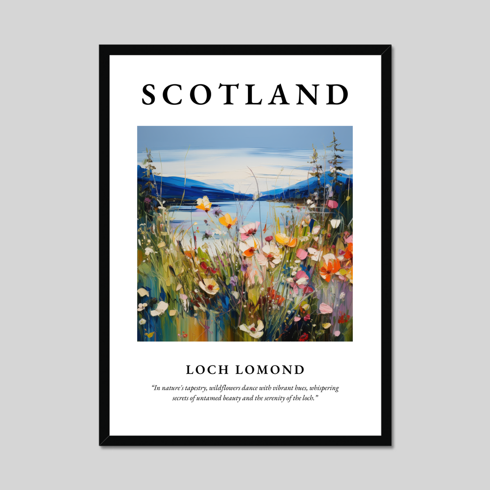 Poster of Loch Lomond, Scotland.