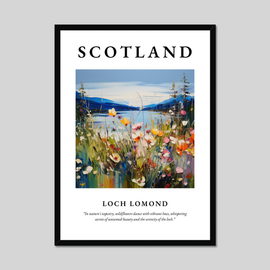 Poster of Loch Lomond, Scotland.