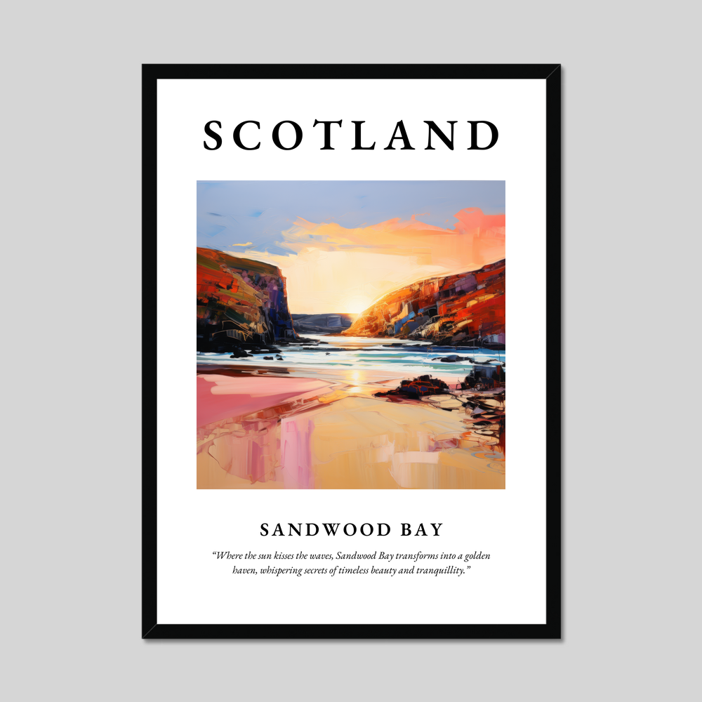 Poster of Sandwood Bay, Scotland.