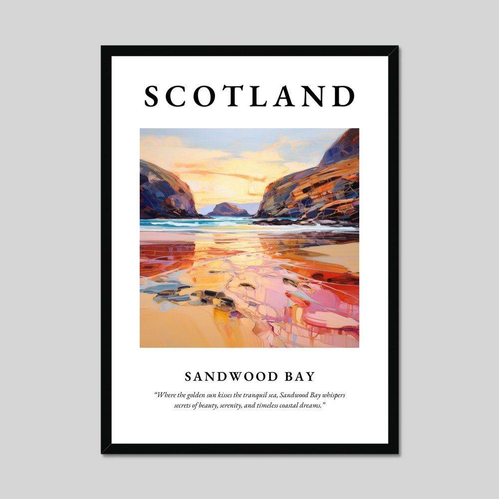 Poster of Sandwood Bay, Scotland.