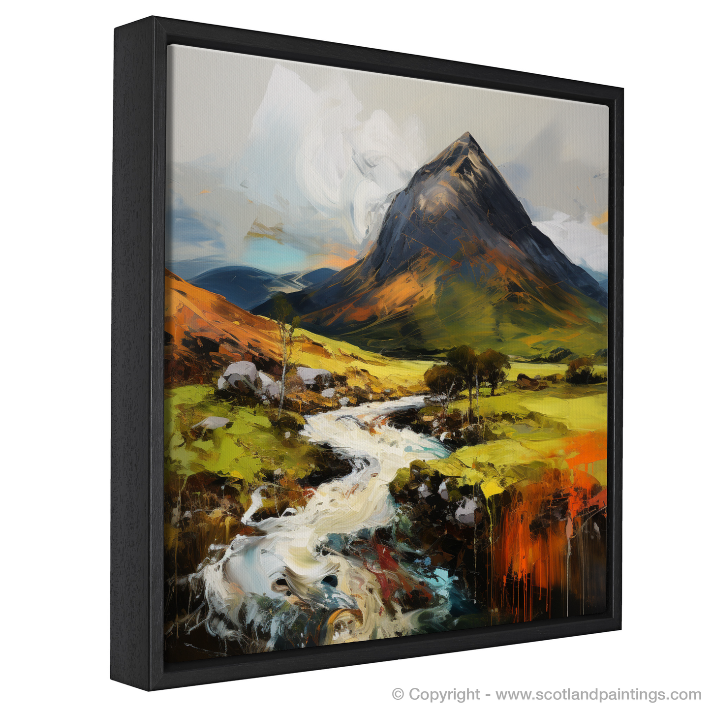 Painting and Art Print of Cruach Àrdrain entitled "Cruach Àrdrain: The Spirit of the Highlands".