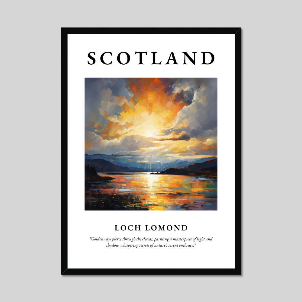 Poster of Loch Lomond, Scotland.