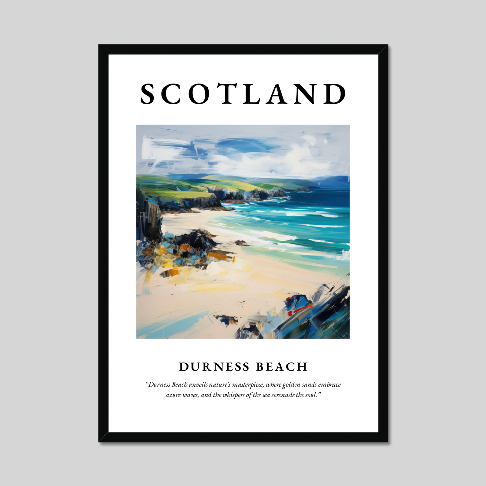 Poster of Durness Beach, Scotland.