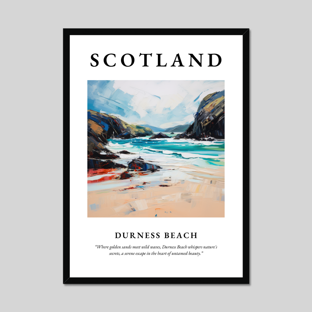 Poster of Durness Beach, Scotland.