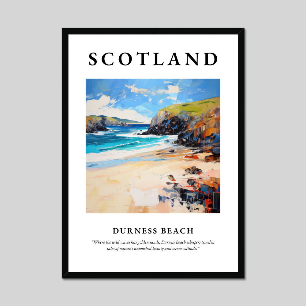 Poster of Durness Beach, Scotland.