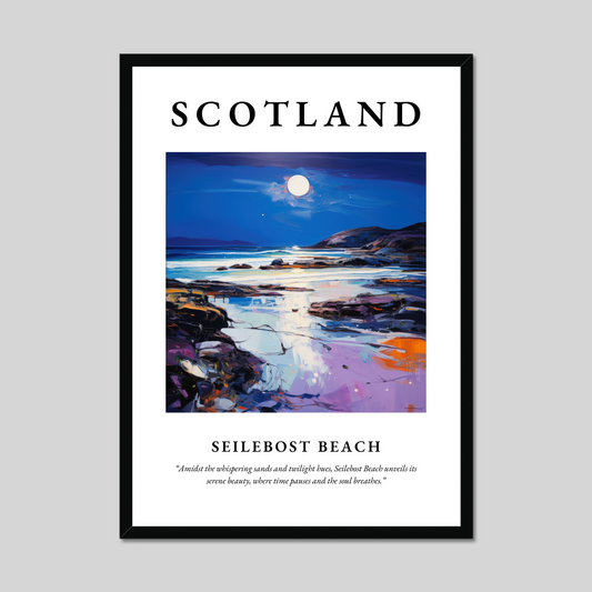 Poster of Seilebost Beach, Scotland.