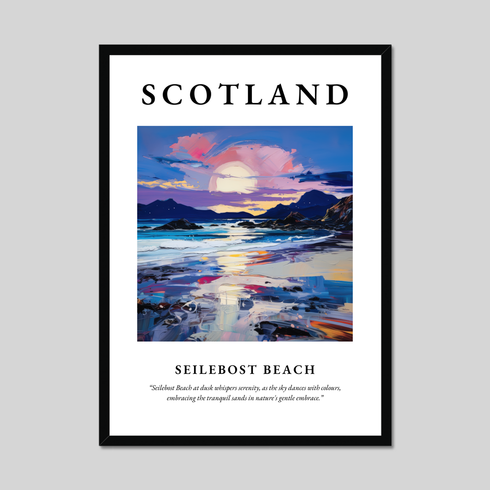 Poster of Seilebost Beach, Scotland.