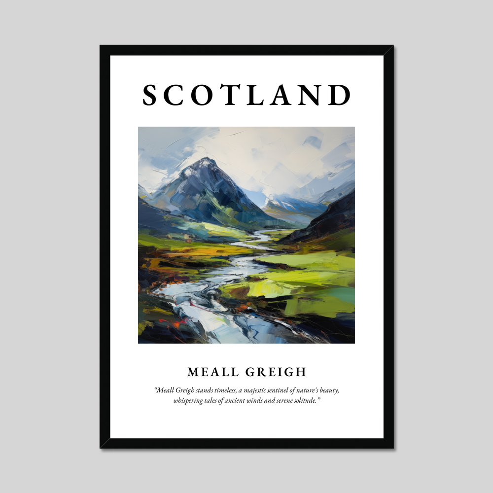 Poster of Meall Greigh, Scotland.