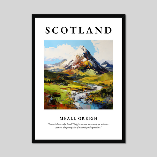 Poster of Meall Greigh, Scotland.