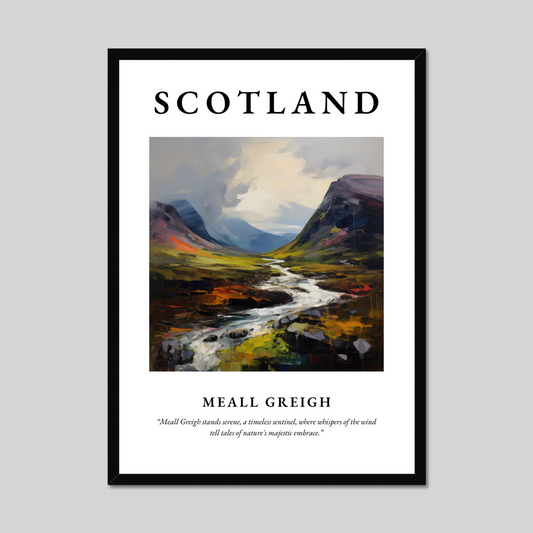 Poster of Meall Greigh, Scotland.