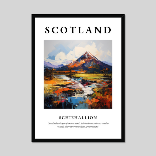 Poster of Schiehallion, Scotland.