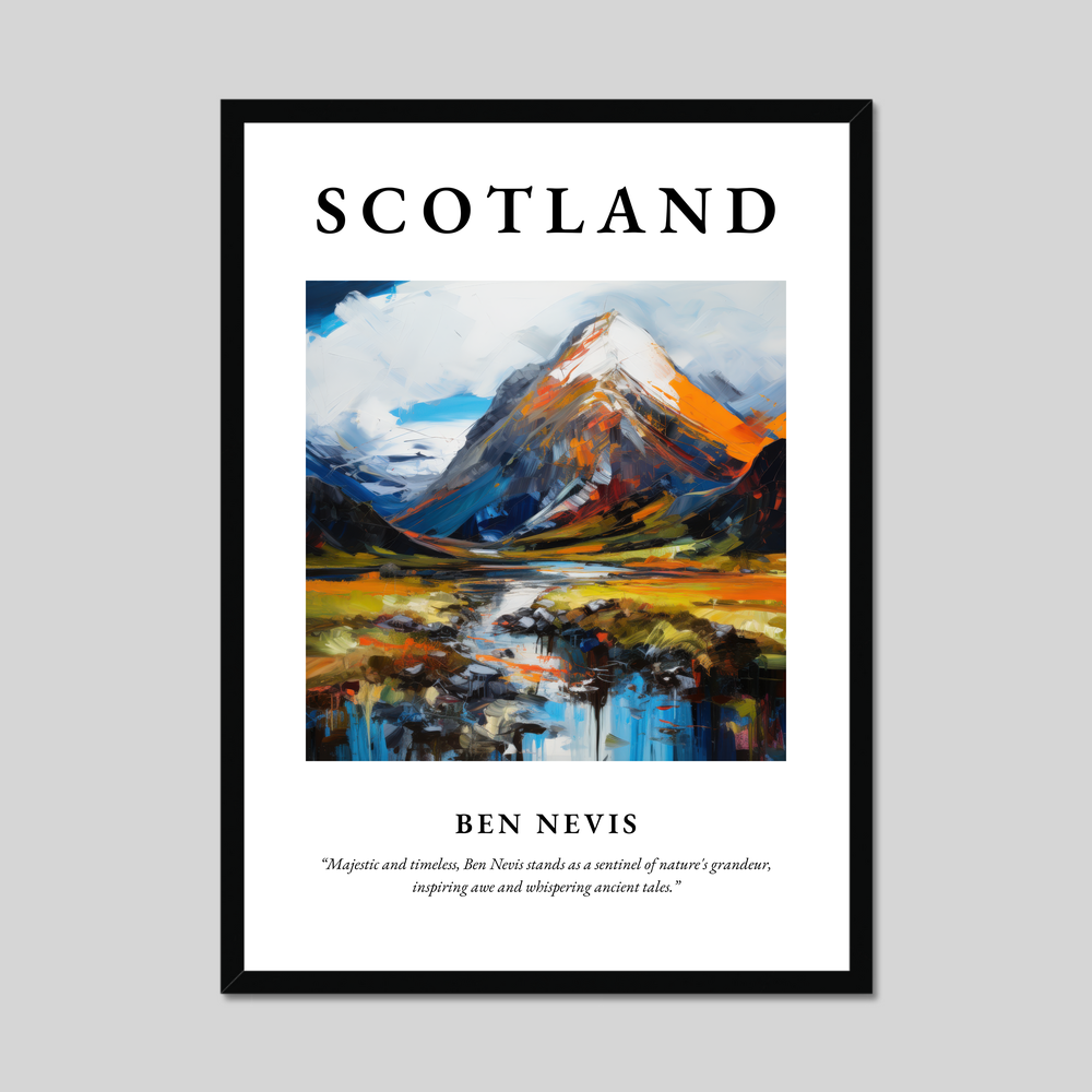 Poster of Ben Nevis, Scotland.