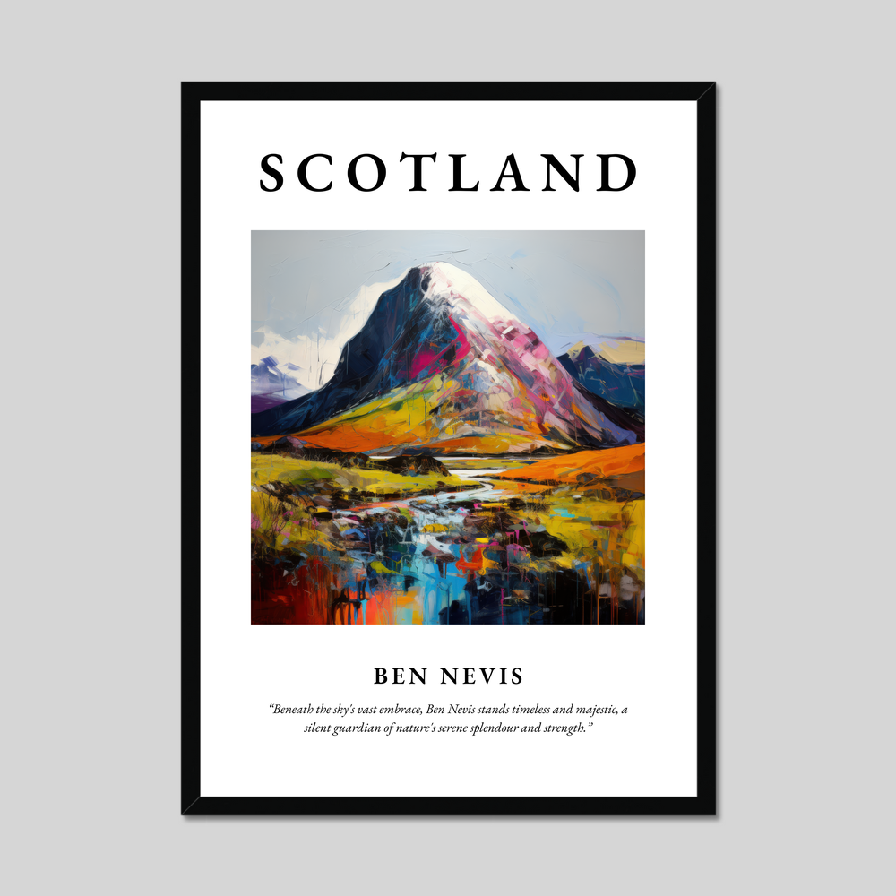 Poster of Ben Nevis, Scotland.