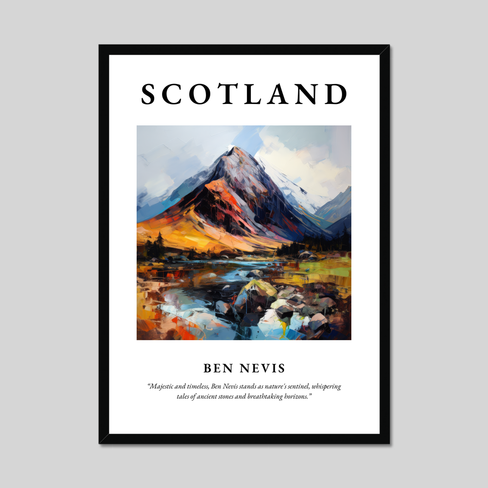 Poster of Ben Nevis, Scotland.