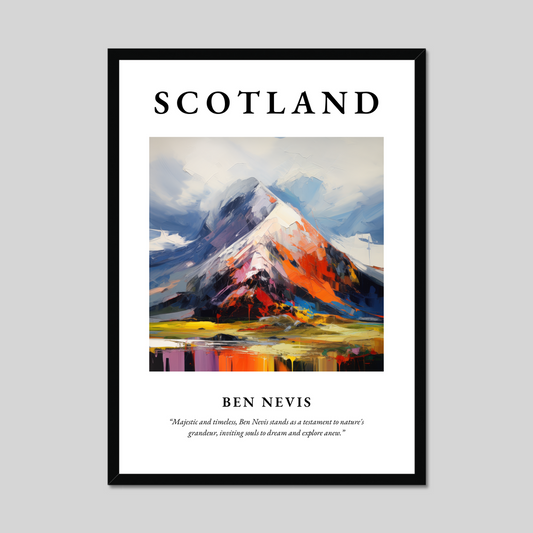 Poster of Ben Nevis, Scotland.