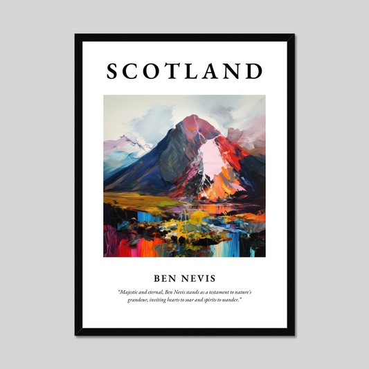 Poster of Ben Nevis, Scotland.