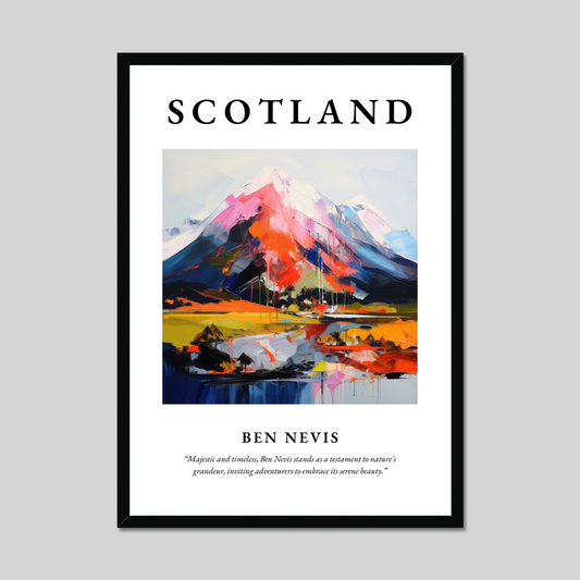 Poster of Ben Nevis, Scotland.