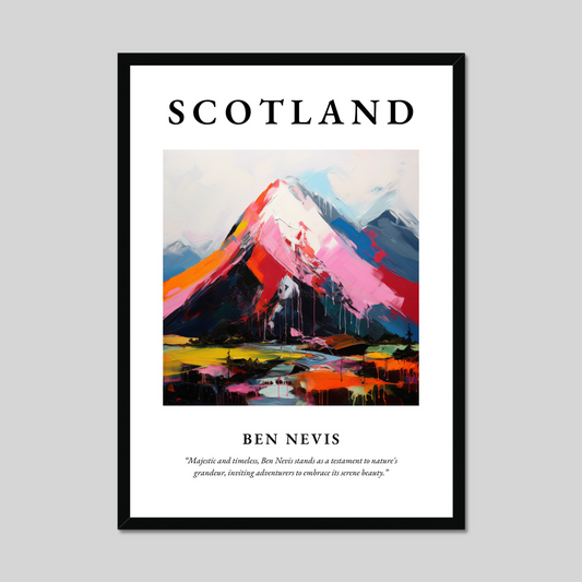 Poster of Ben Nevis, Scotland.