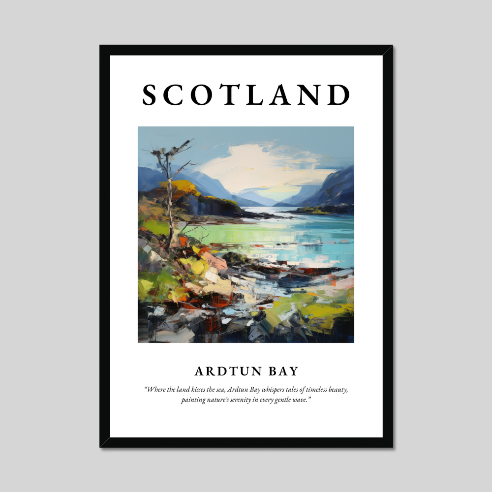 Poster of Ardtun Bay, Scotland.