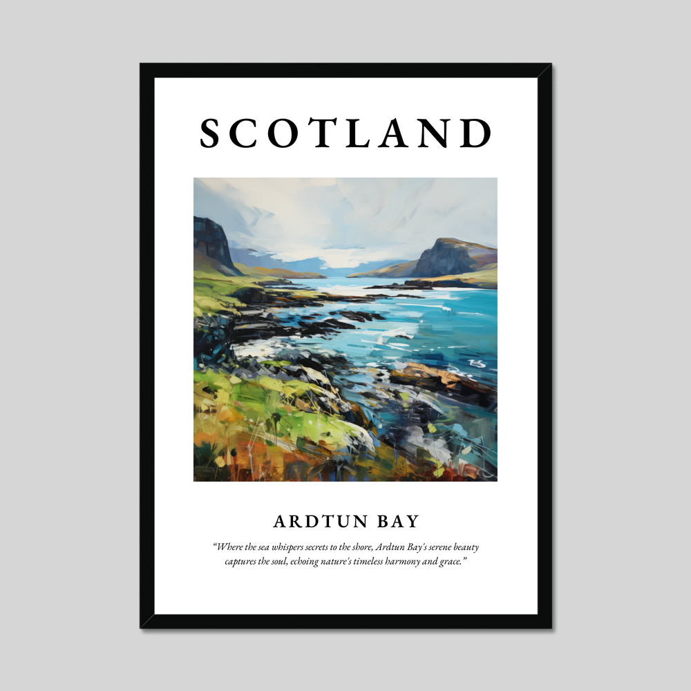 Poster of Ardtun Bay, Scotland.