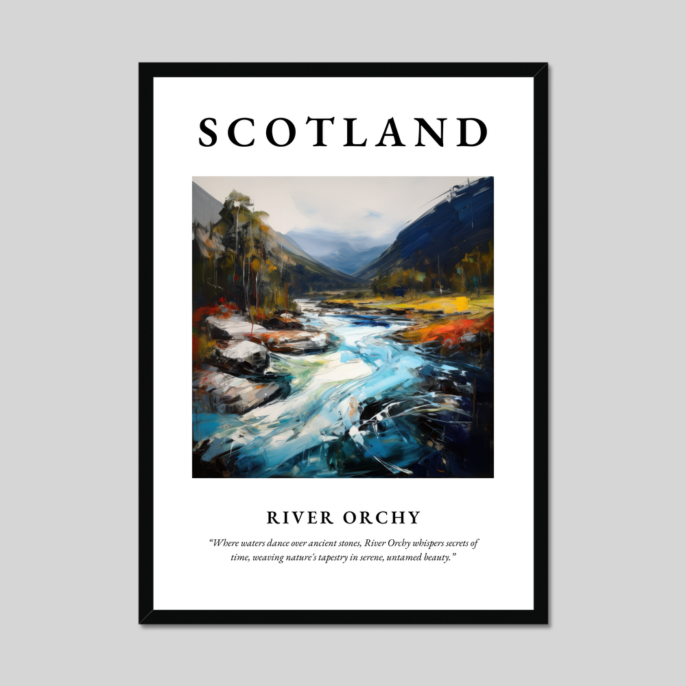 Poster of River Orchy, Scotland.