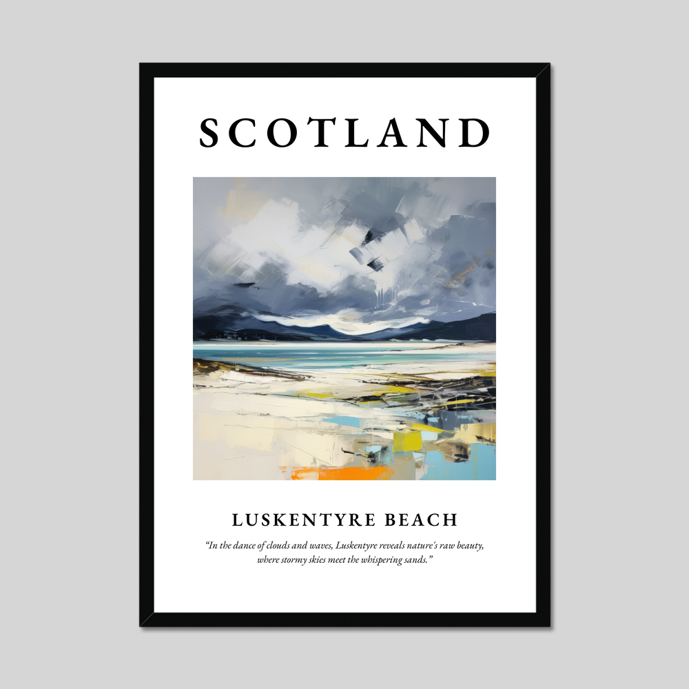 Poster of Luskentyre Beach, Scotland.