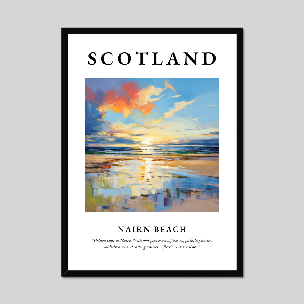 Poster of Nairn Beach, Scotland.