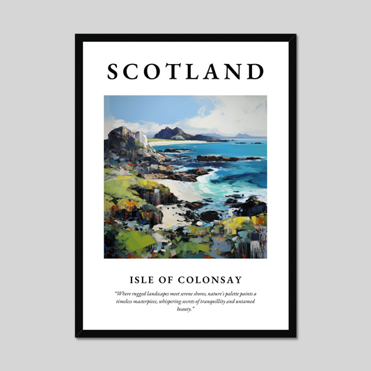 Poster of Isle of Colonsay, Scotland.