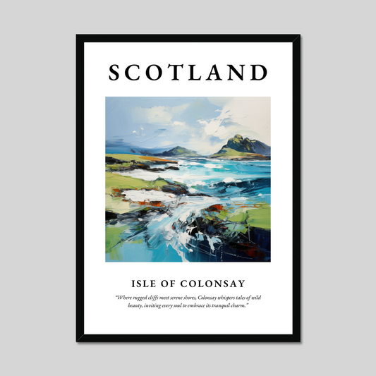 Poster of Isle of Colonsay, Scotland.