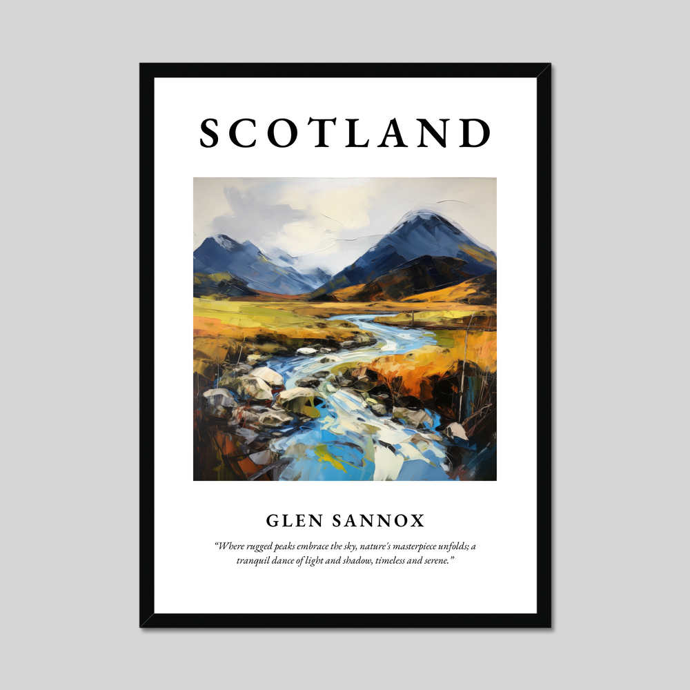 Poster of Glen Sannox, Scotland.