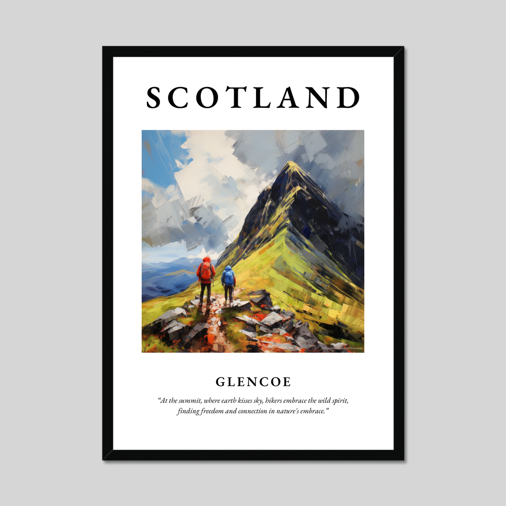 Poster of Glencoe, Scotland.