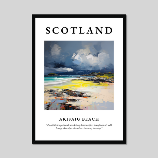 Poster of Arisaig Beach, Scotland.