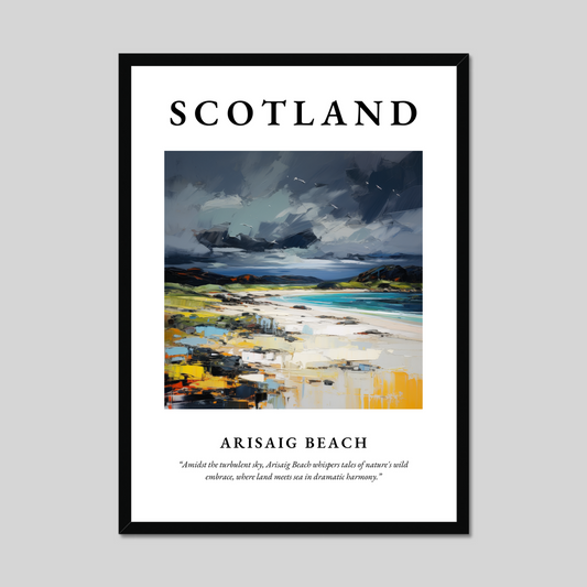 Poster of Arisaig Beach, Scotland.