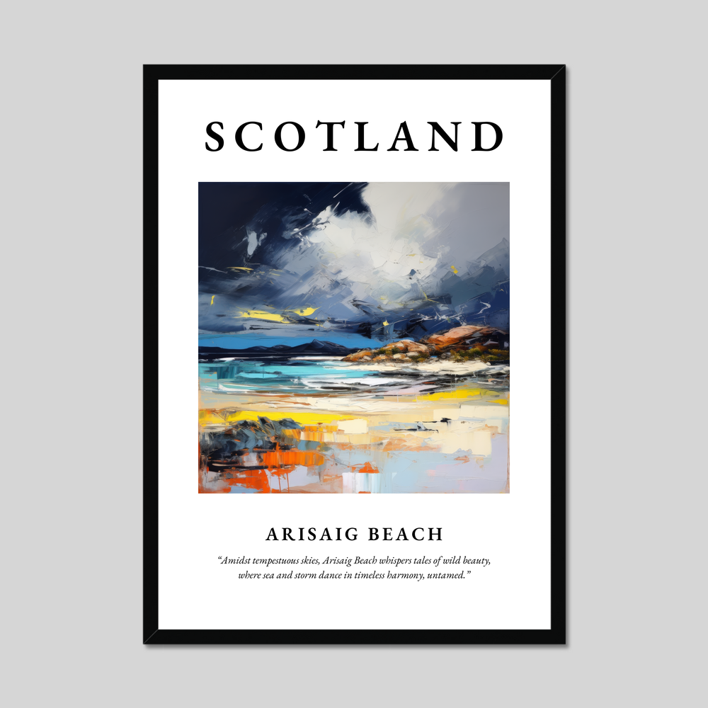 Poster of Arisaig Beach, Scotland.