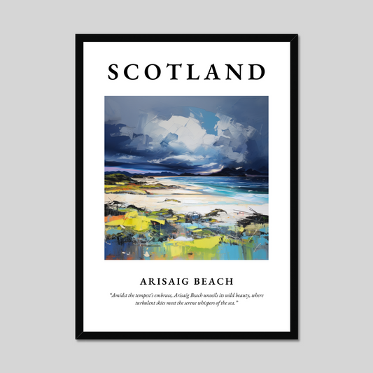 Poster of Arisaig Beach, Scotland.