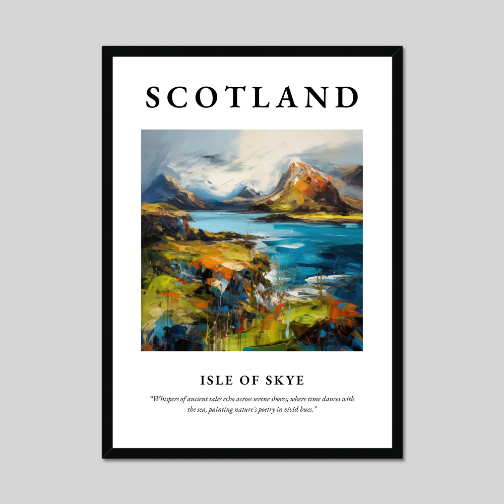 Poster of Isle of Skye, Scotland.