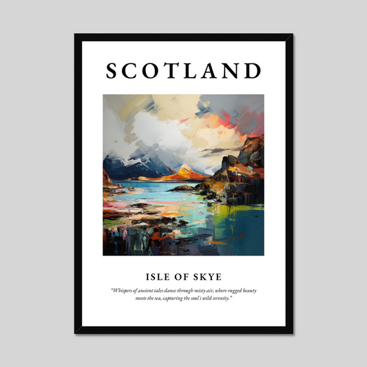 Poster of Isle of Skye, Scotland.