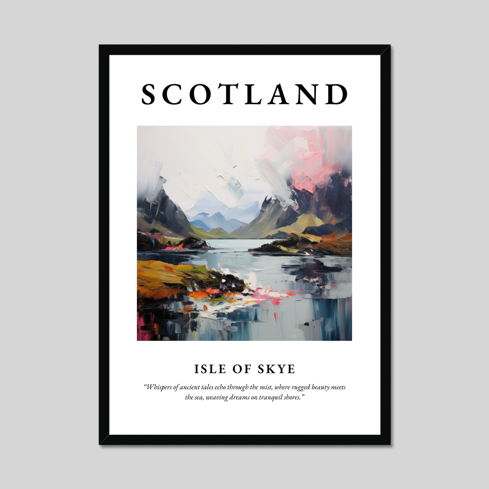 Poster of Isle of Skye, Scotland.