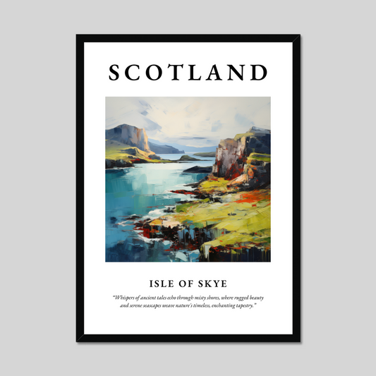 Poster of Isle of Skye, Scotland.