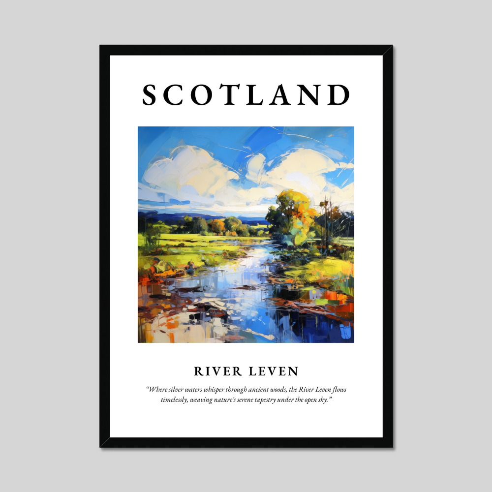 Poster of River Leven, Scotland.