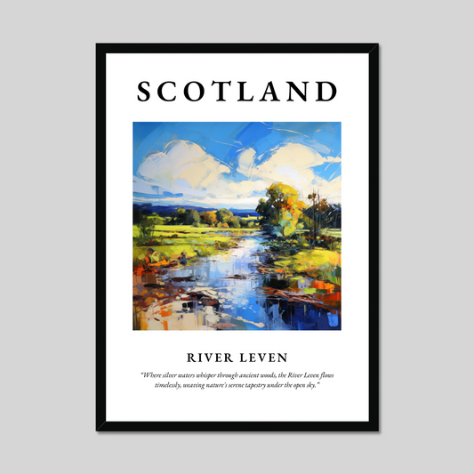 Poster of River Leven, Scotland.