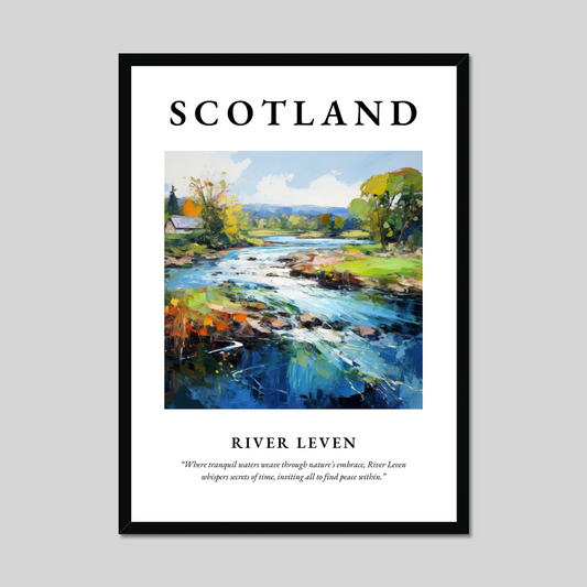 Poster of River Leven, Scotland.