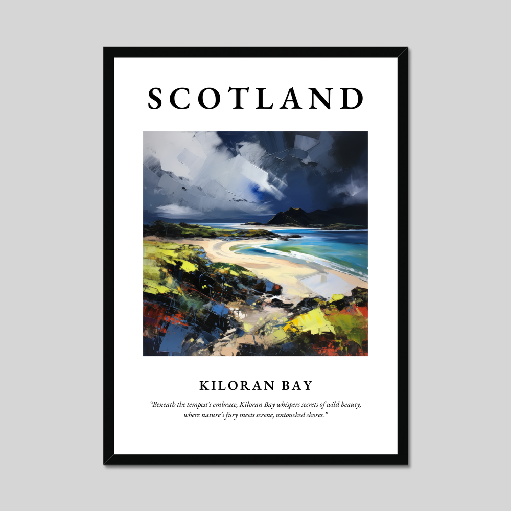 Poster of Kiloran Bay, Scotland.