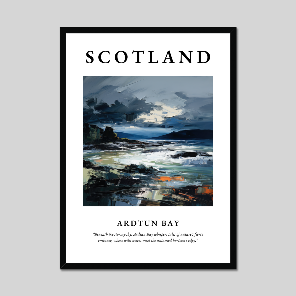 Poster of Ardtun Bay, Scotland.