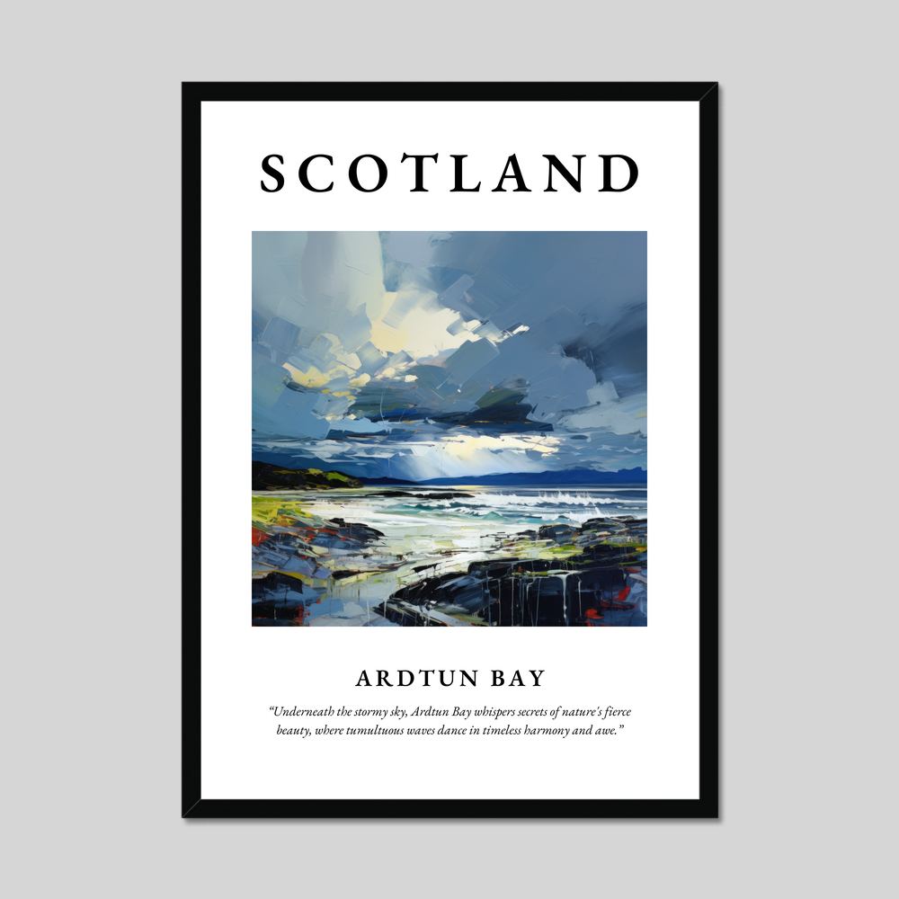 Poster of Ardtun Bay, Scotland.