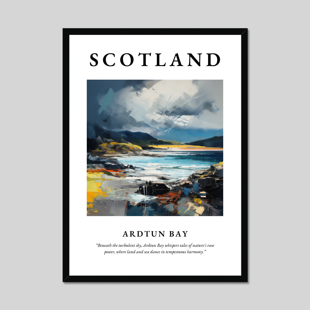 Poster of Ardtun Bay, Scotland.