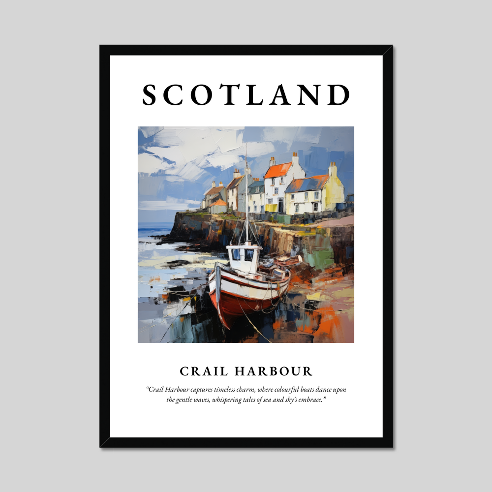 Poster of Crail Harbour, Scotland.