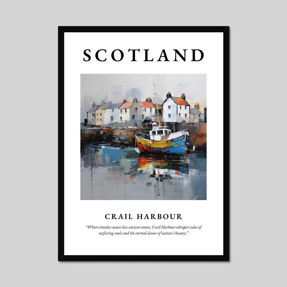 Poster of Crail Harbour, Scotland.